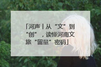 河声丨从“文”到“创”，读懂河南文旅“留量”密码